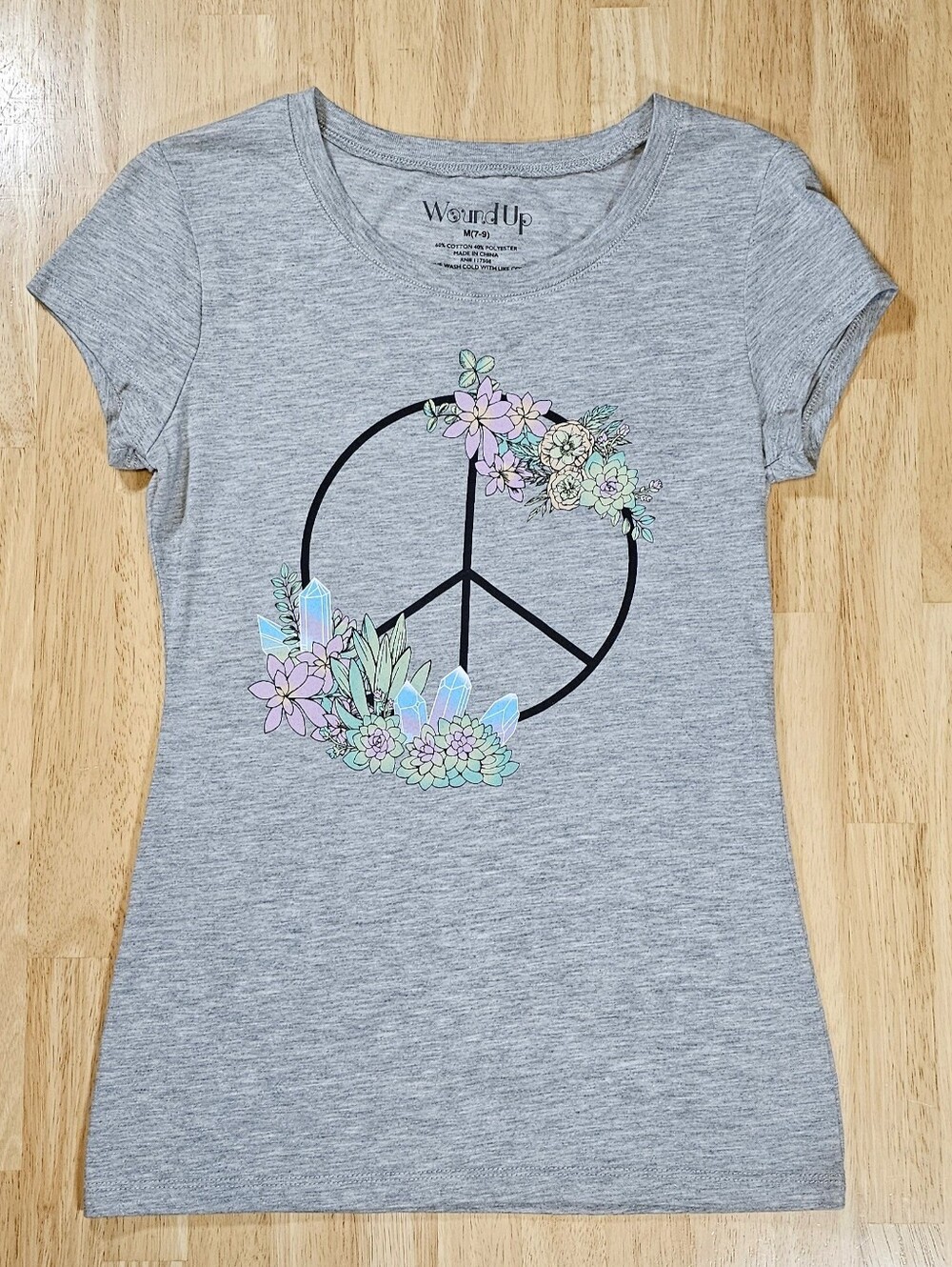Crystal Peace Floral Graphic Tee